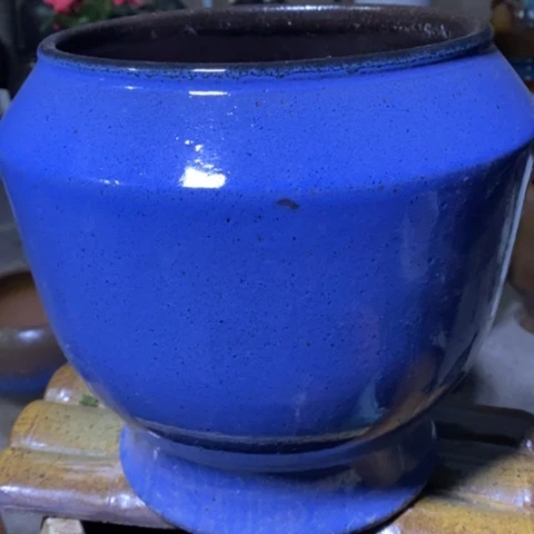 【闪购商品】紫砂花盆高约23口20瑕疵