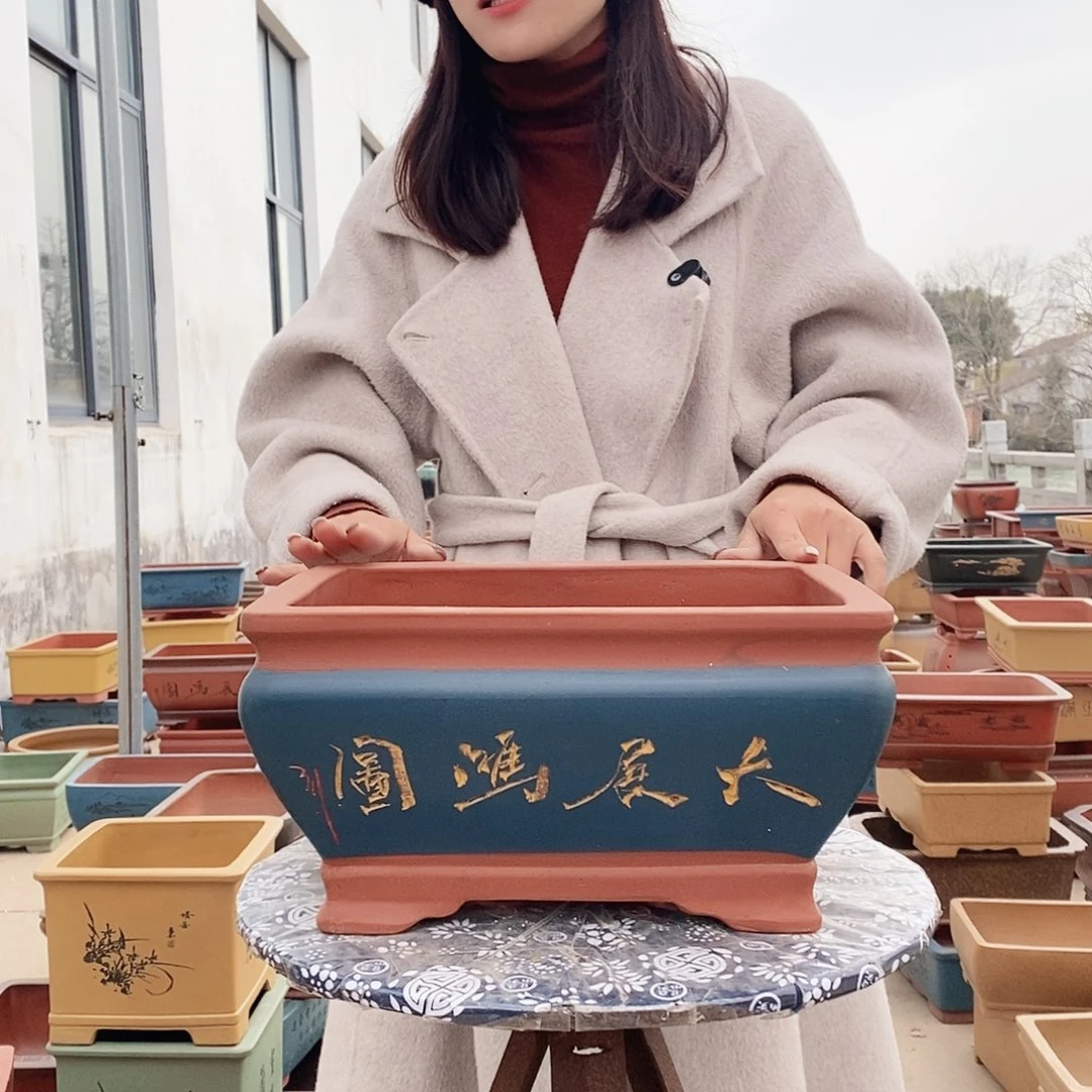 紫砂花盆紫砂花盆32cm