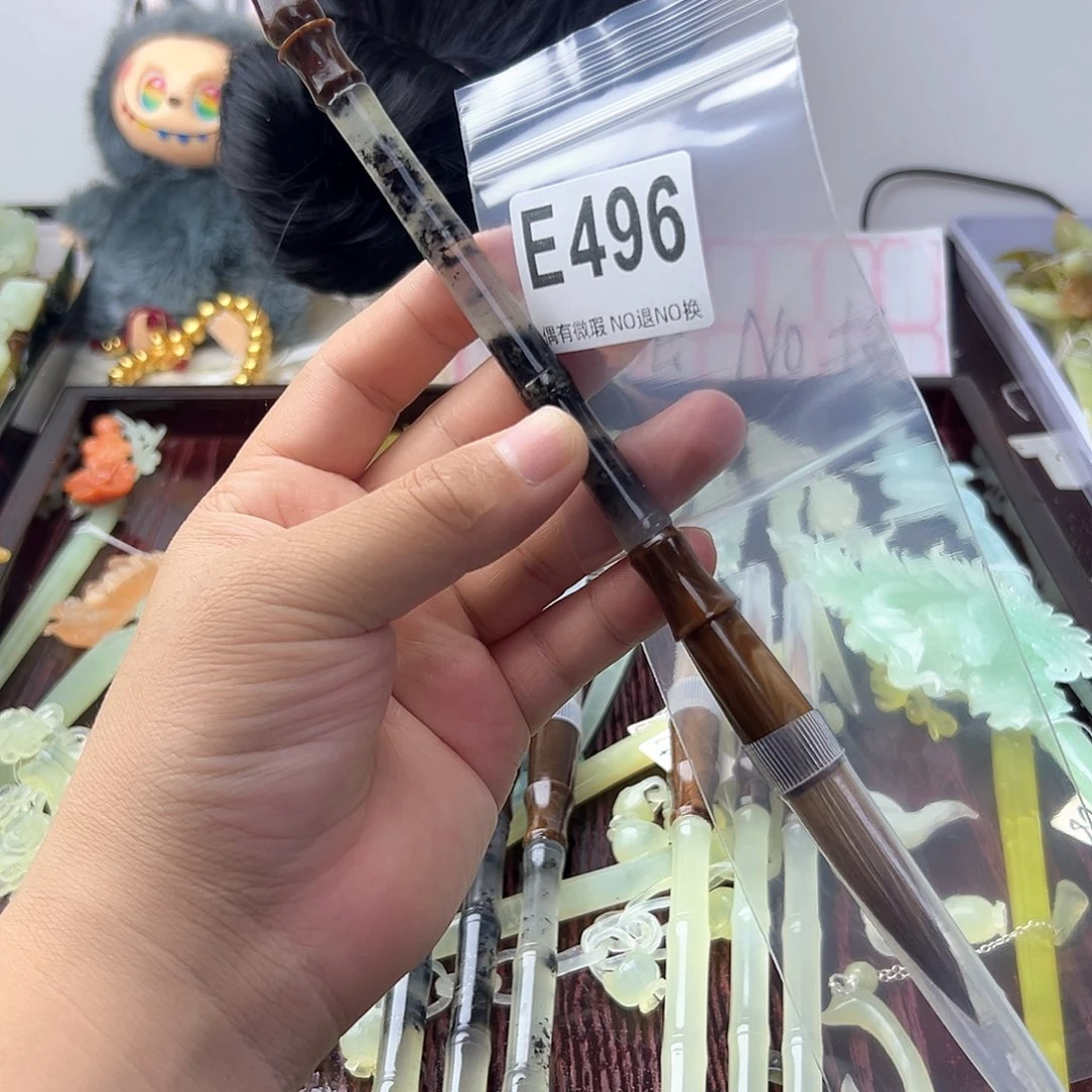 合金蛇纹石玉发饰G****n