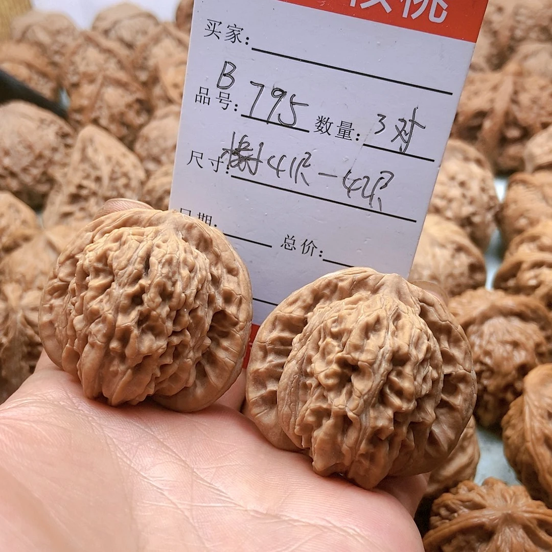 把件桃核795号平谷楼子41-42尺（三对）