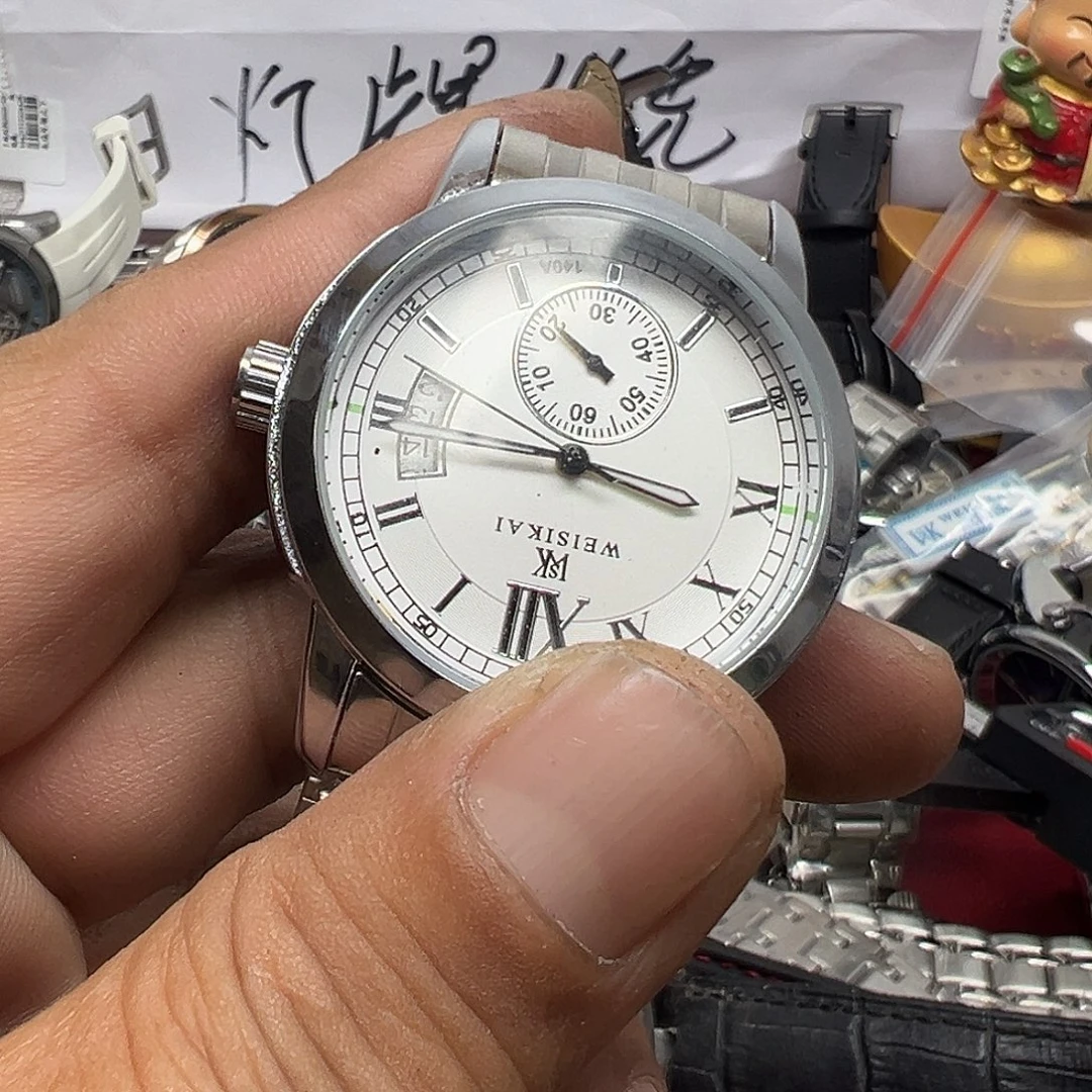 钢人造革锻造碳石英机芯-光能机芯