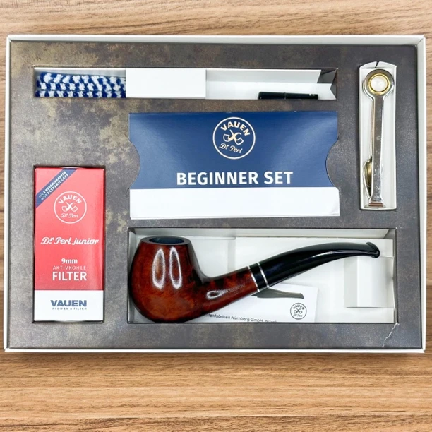 VAUEN德国华云 经典弯斗石楠木烟斗（九毫米，赠送九转三）