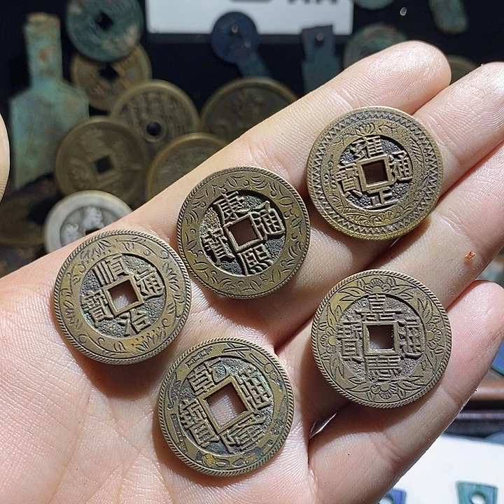 铜现代花钱工艺品工艺品