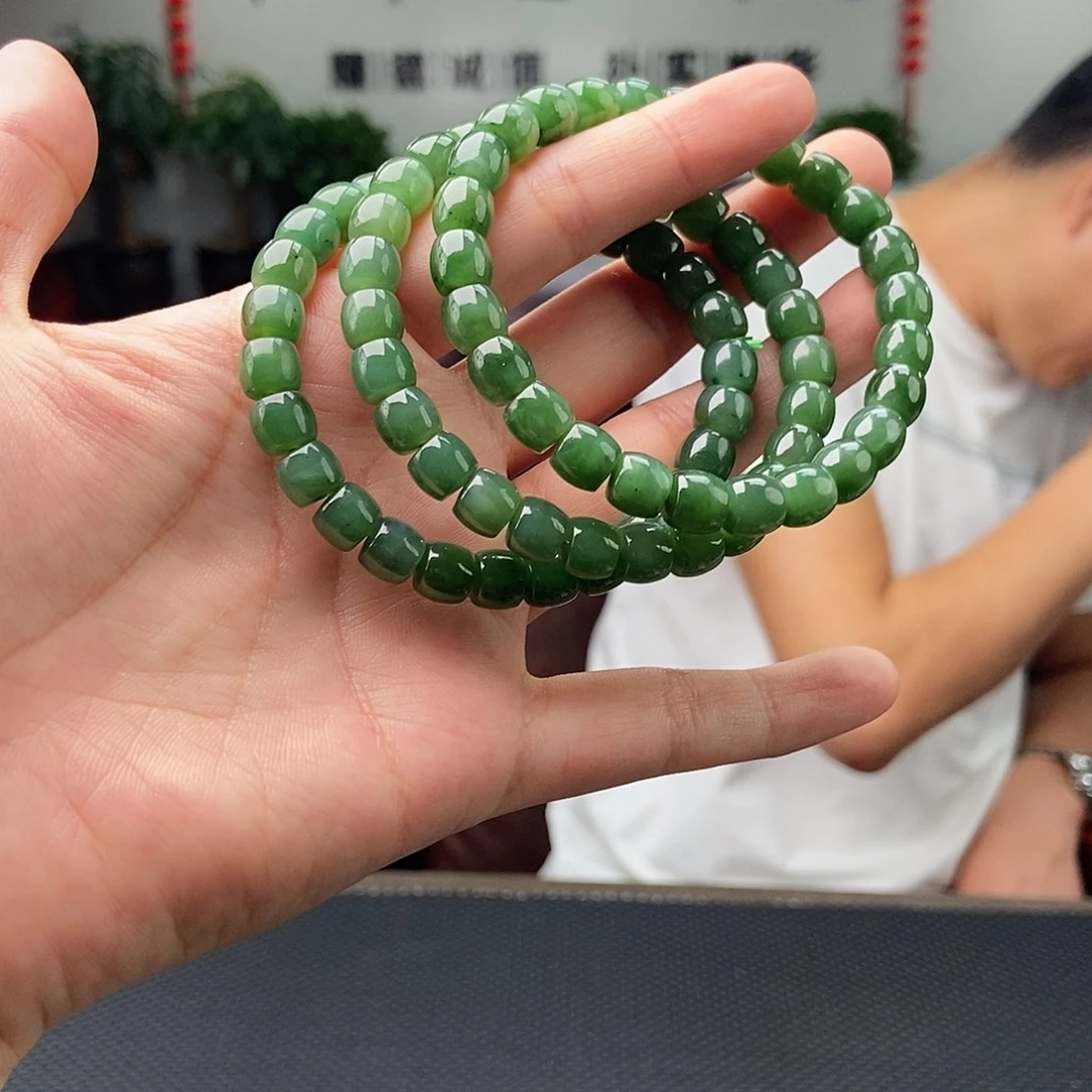 和田玉未镶嵌颈饰手串 颜色多样性发拍一发一