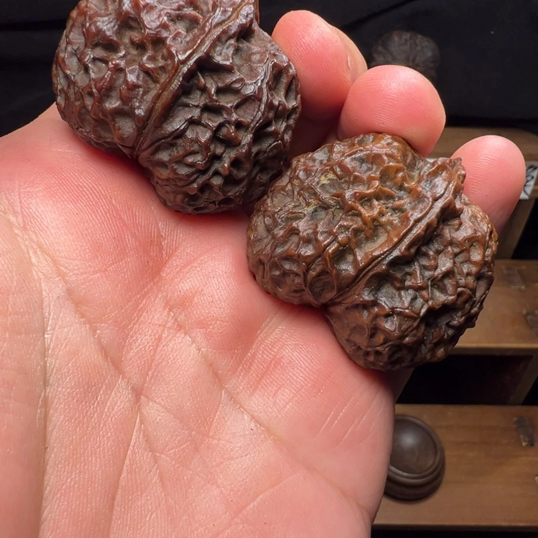 吊坠文玩核桃缠山元宝38mm