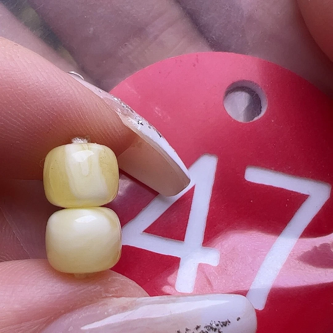 未镶嵌蜜蜡裸石6.5mm老型