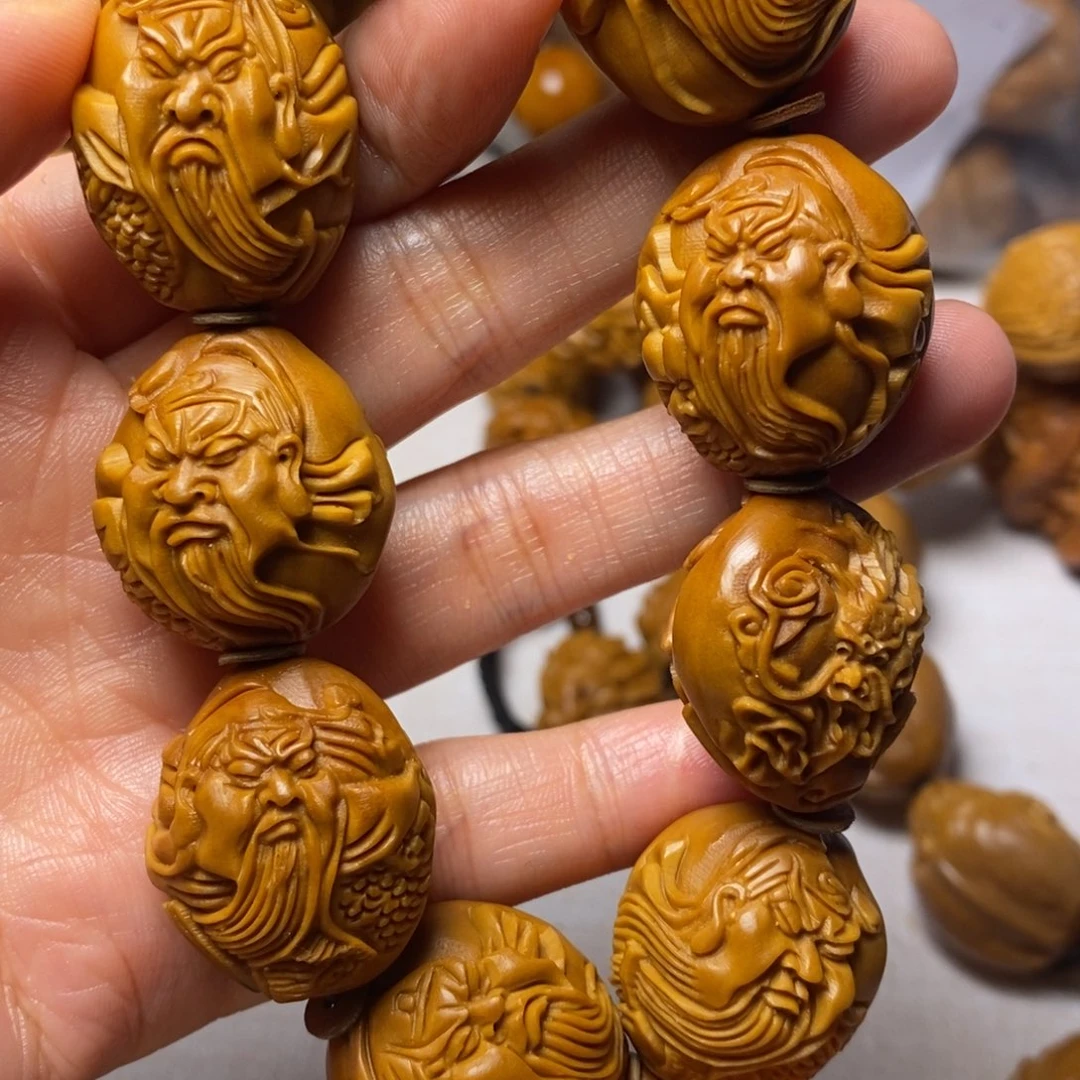 橄榄核手串/手链不****腩龙关公