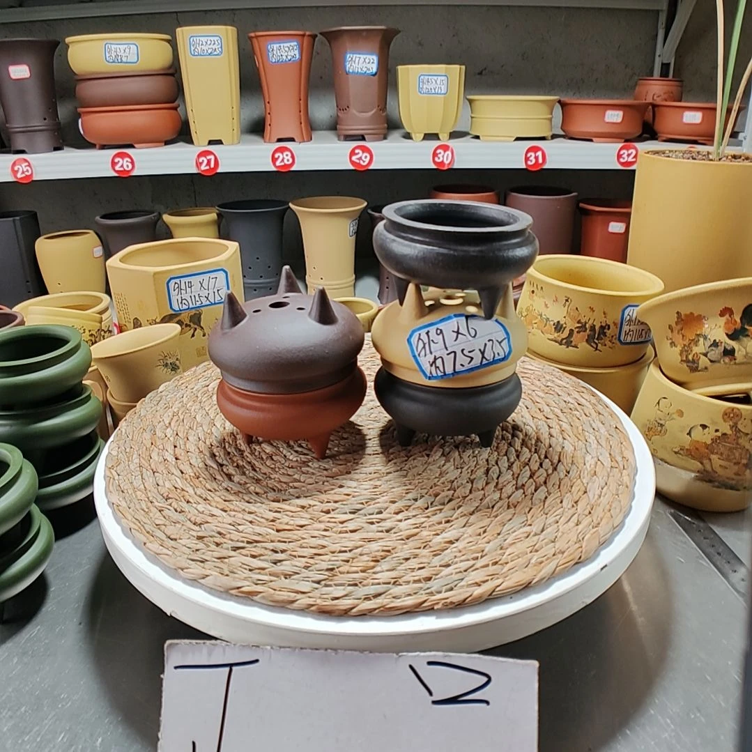 宜兴紫砂花盆32758