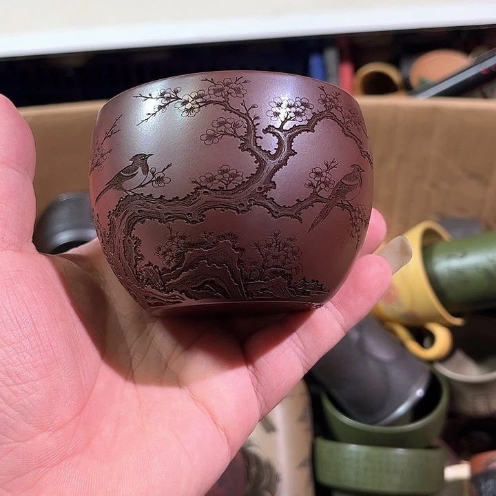 茶杯紫砂全手工紫砂主人杯