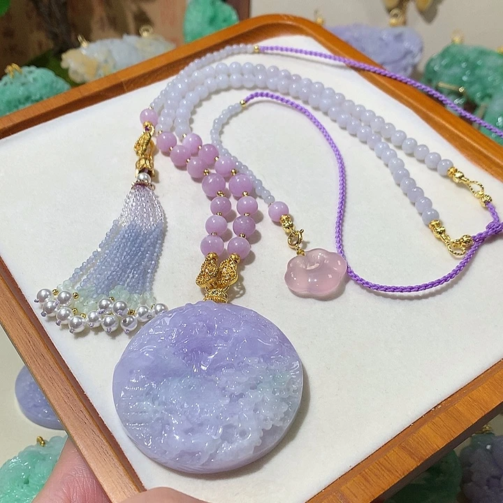 翡翠未镶嵌颈饰翡翠吊坠