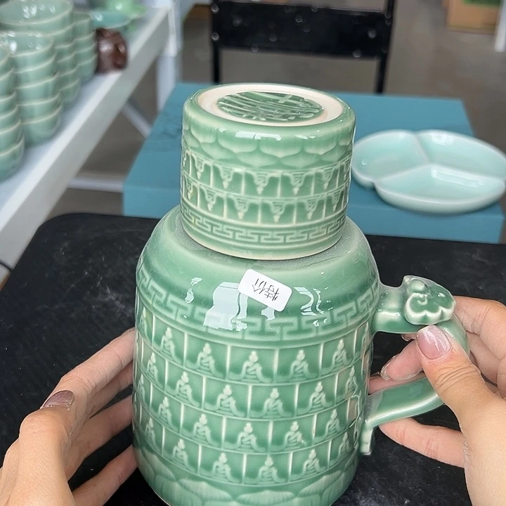 青瓷小米茶器龙泉青瓷