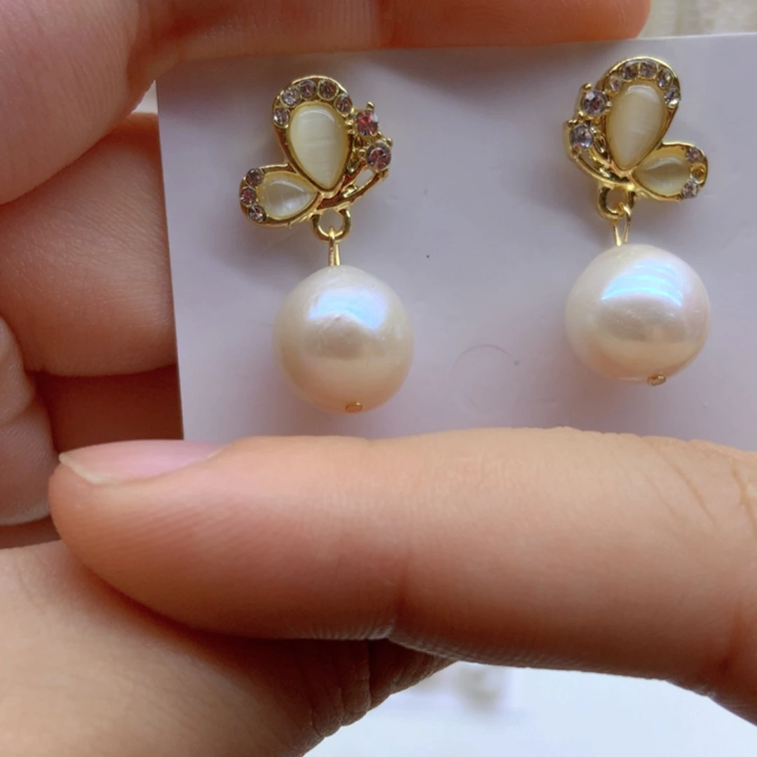 未镶嵌耳饰淡水珍珠