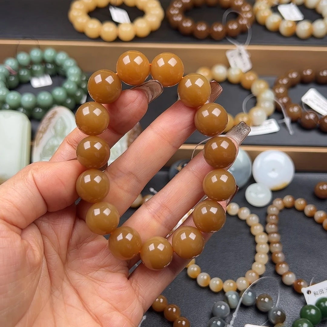 和田玉未镶嵌手链