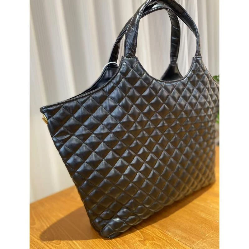 HIRMRIS手工真皮菱格手拎包550093超大托特阳