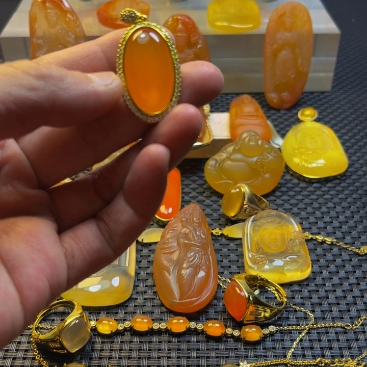 ~***~石英质玉吊坠未镶嵌