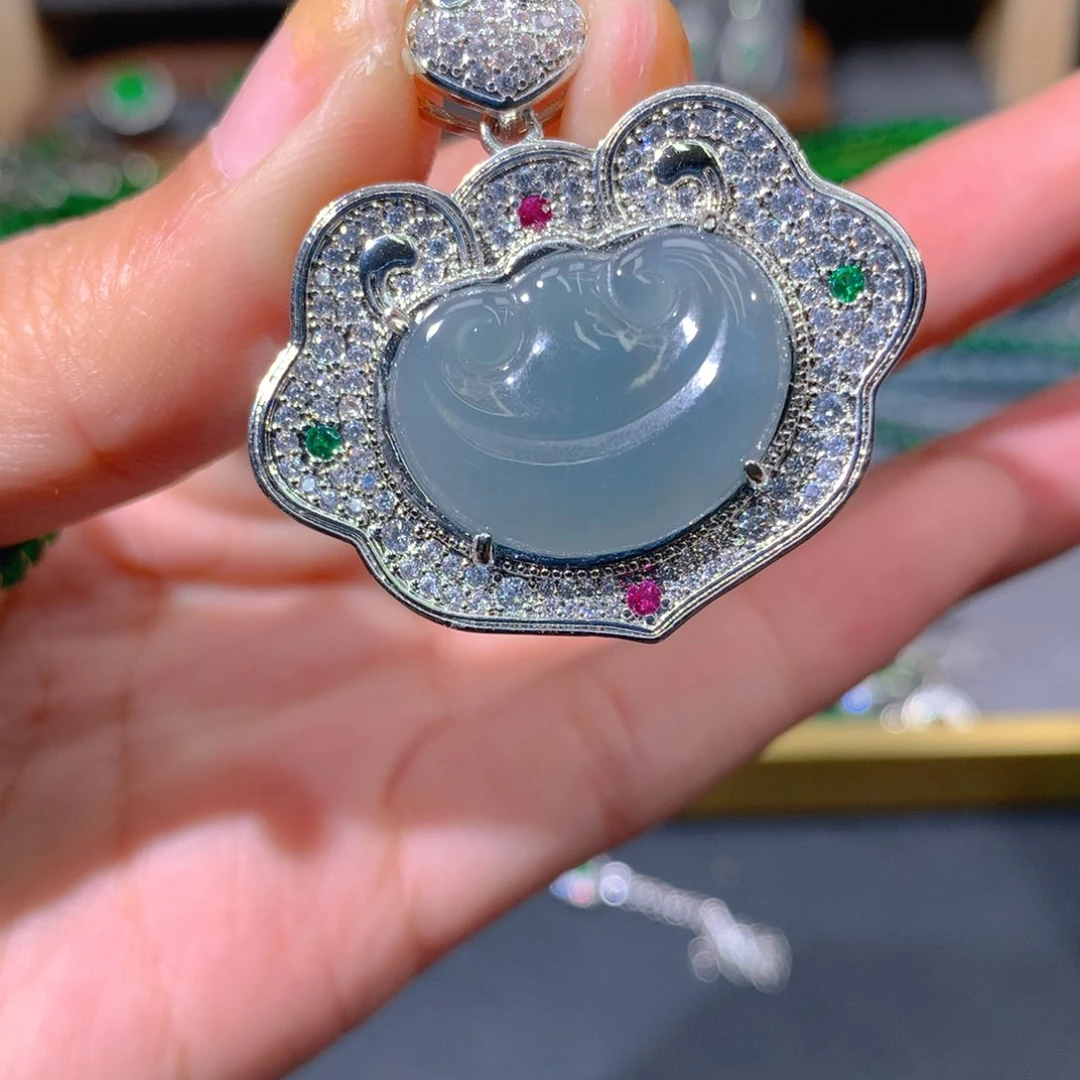 翡翠戒指未镶嵌天然翡翠