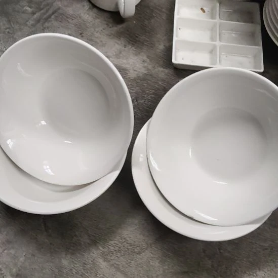 瓷陶瓷盘子口尽17.5里米四个