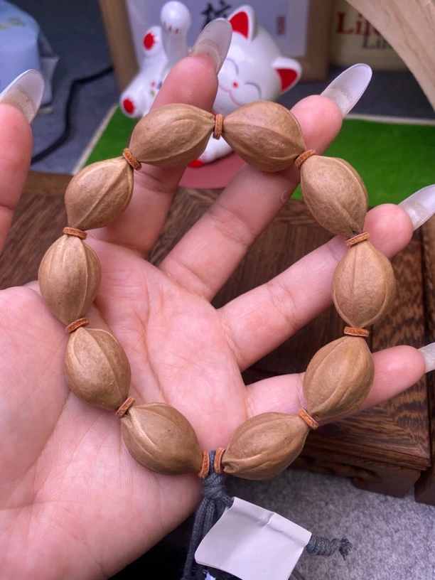 梅林铁核原生态17*27三花鲨鱼背梅林铁核素串梅林铁核手串