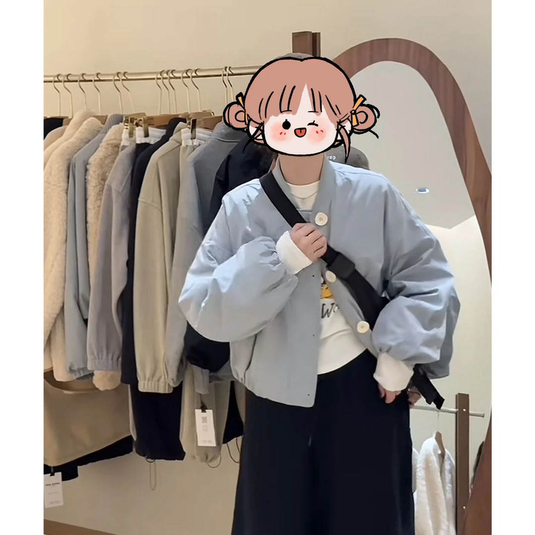 今年秋冬超火穿搭女装2025新款韩版短款气质显瘦百搭宽松外套