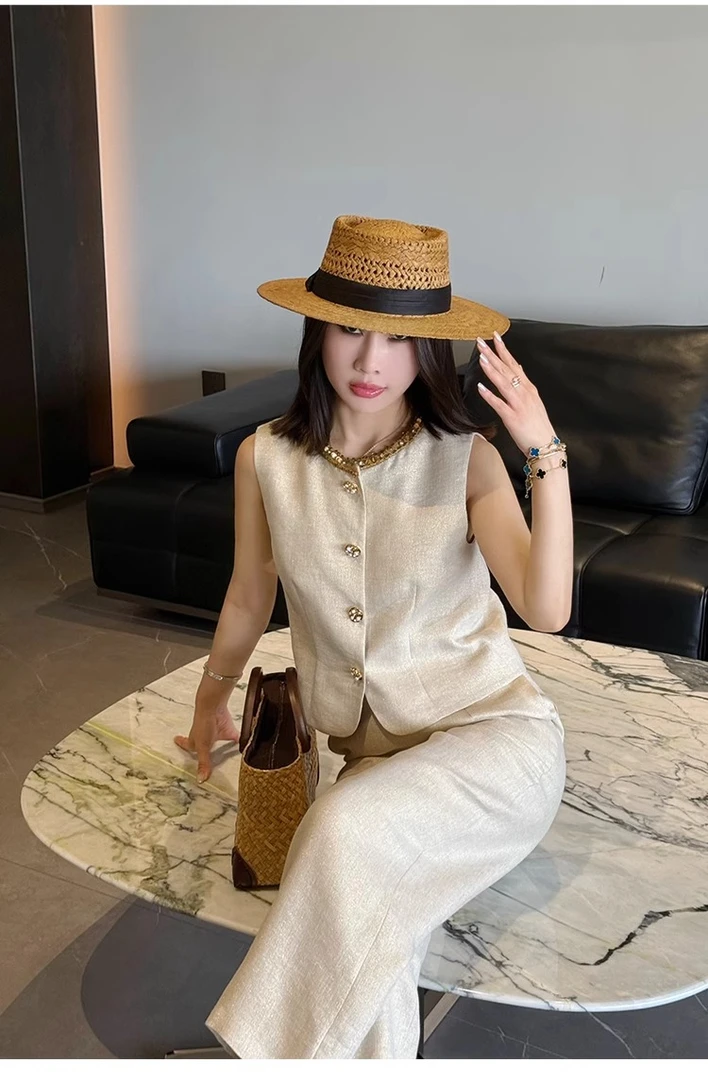 DEXIAN「怦然心动」老钱风小香风极简风时尚套装休闲洋气显瘦#0712