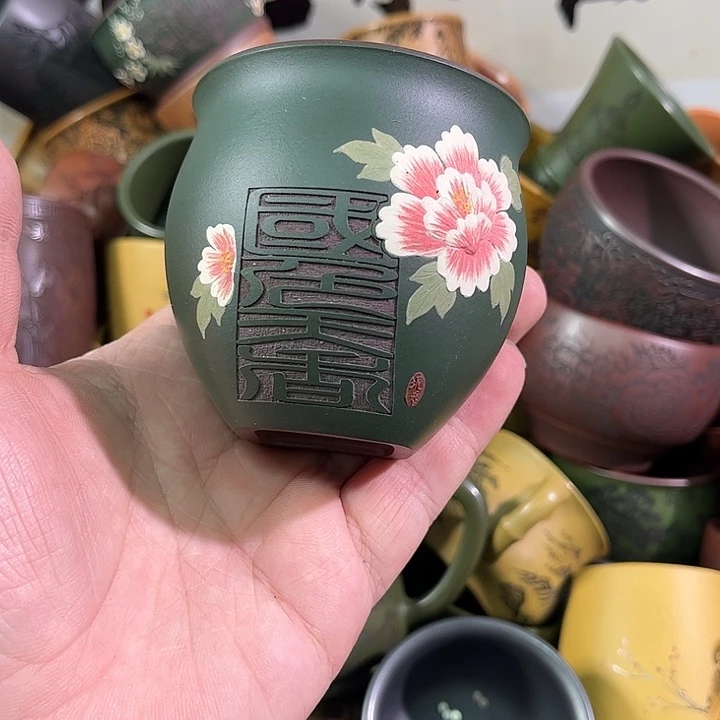 茶杯紫砂全手工紫砂主人杯