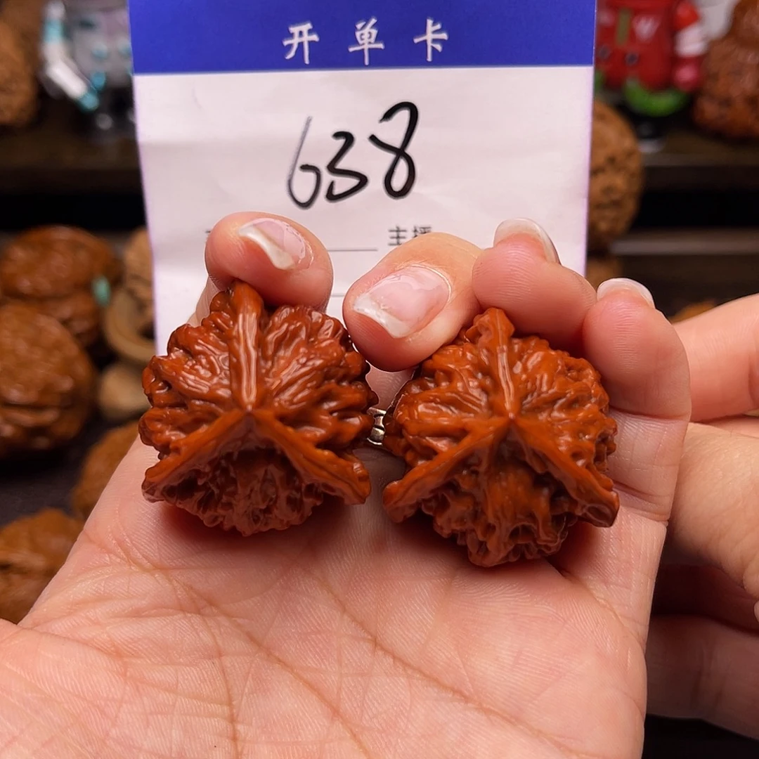 吊坠桃核盘山三棱32
