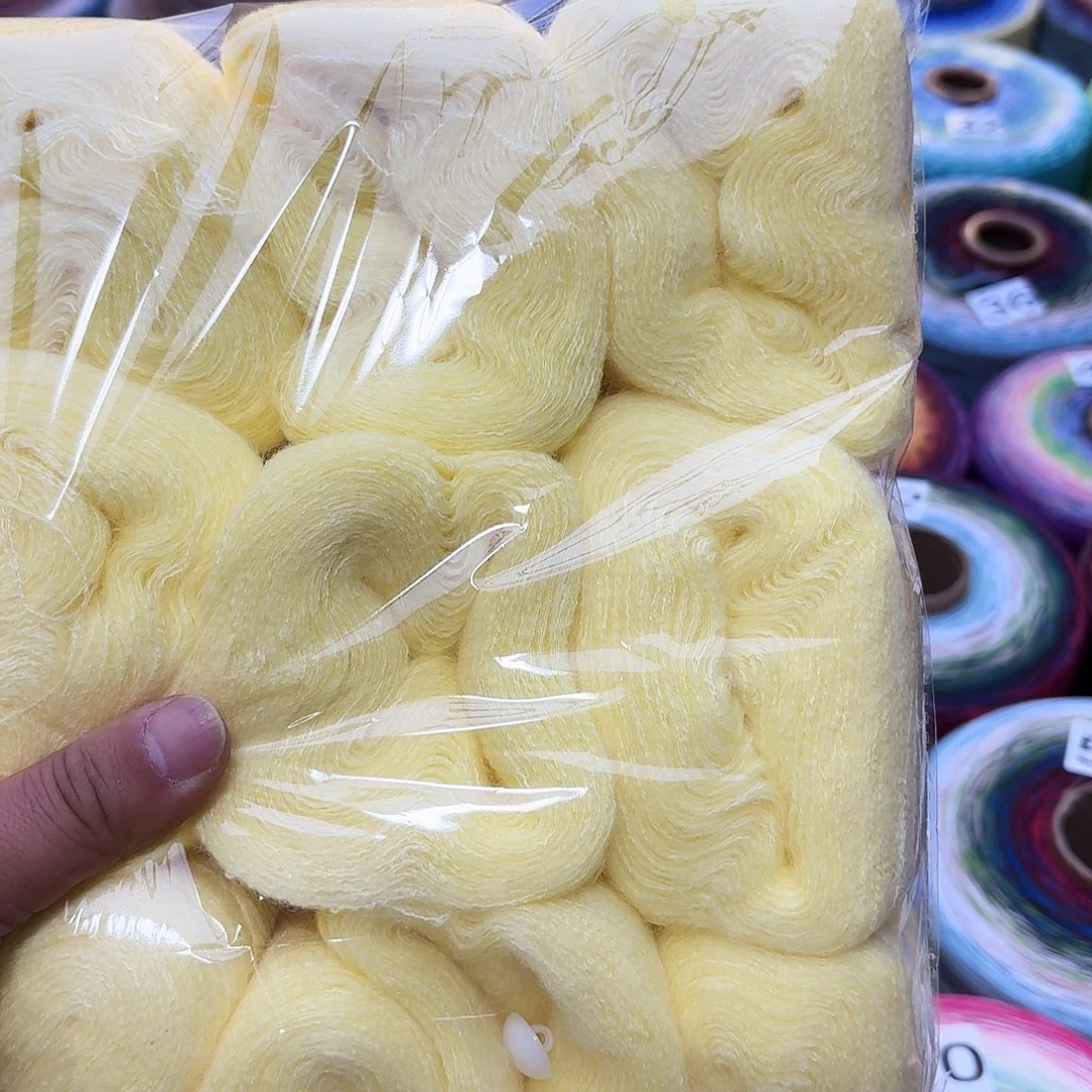 蛋黄马海毛带口子一斤