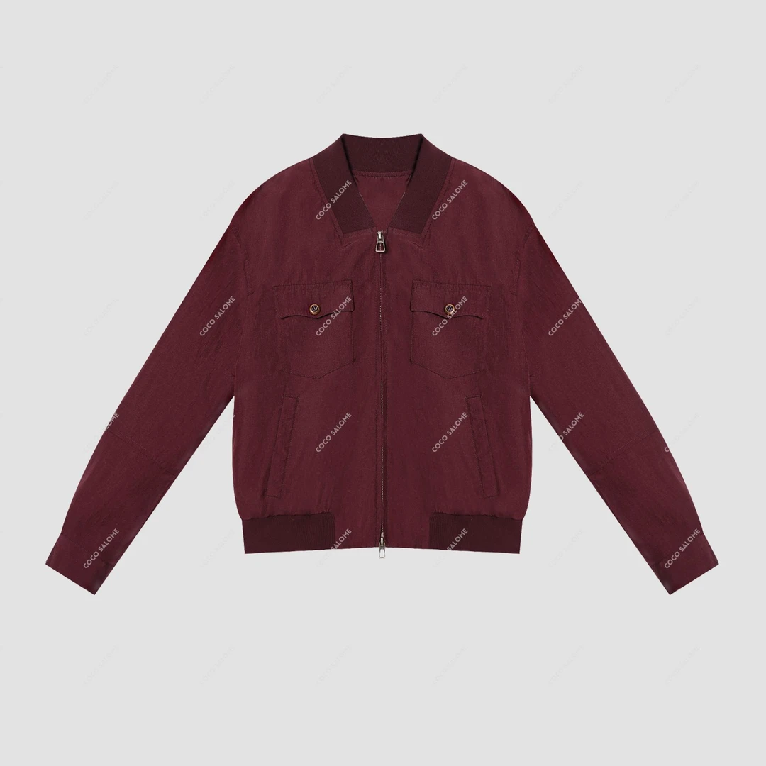 安安推荐【红布林】秋冬金属罗纹工艺休闲外套BL-24Q9577