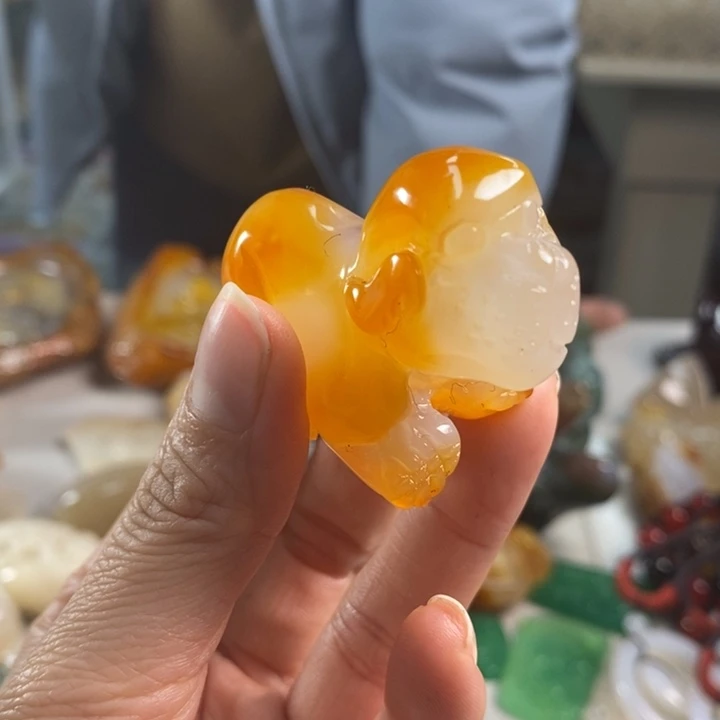 玛瑙/玉髓吊坠(不含链)未镶嵌