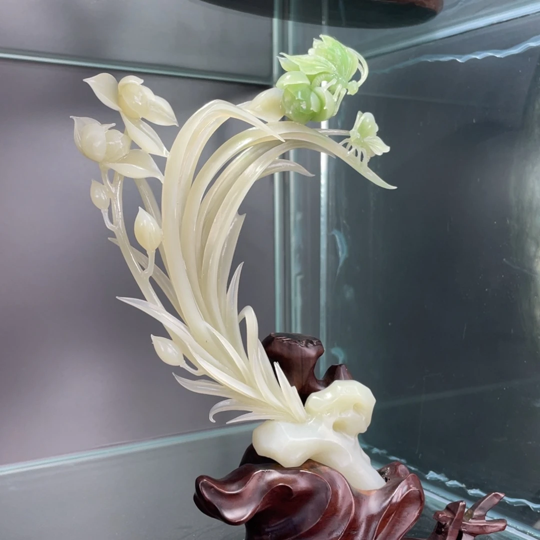 和田玉未镶嵌摆件