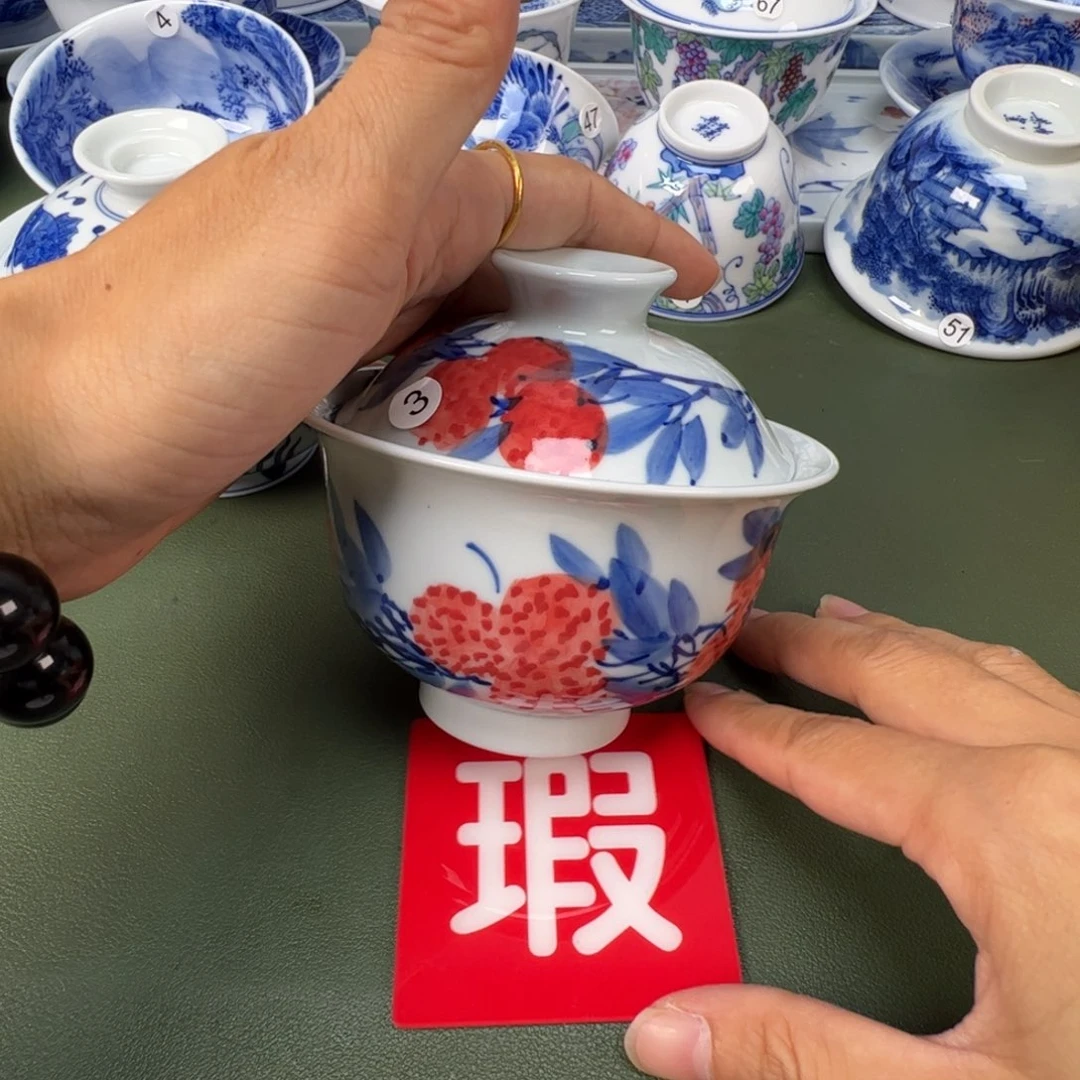 景德镇纯手工纯手绘茶具木木3