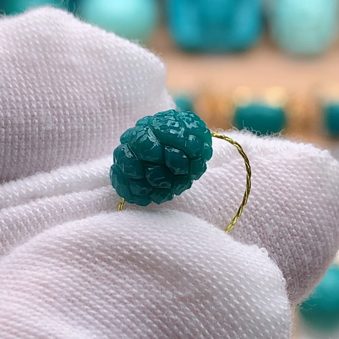 未镶嵌绿松石珠宝奇石