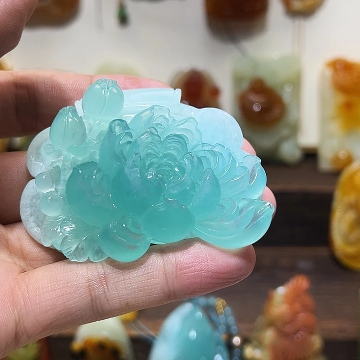 安***然岫玉未镶嵌吊坠(不含链)