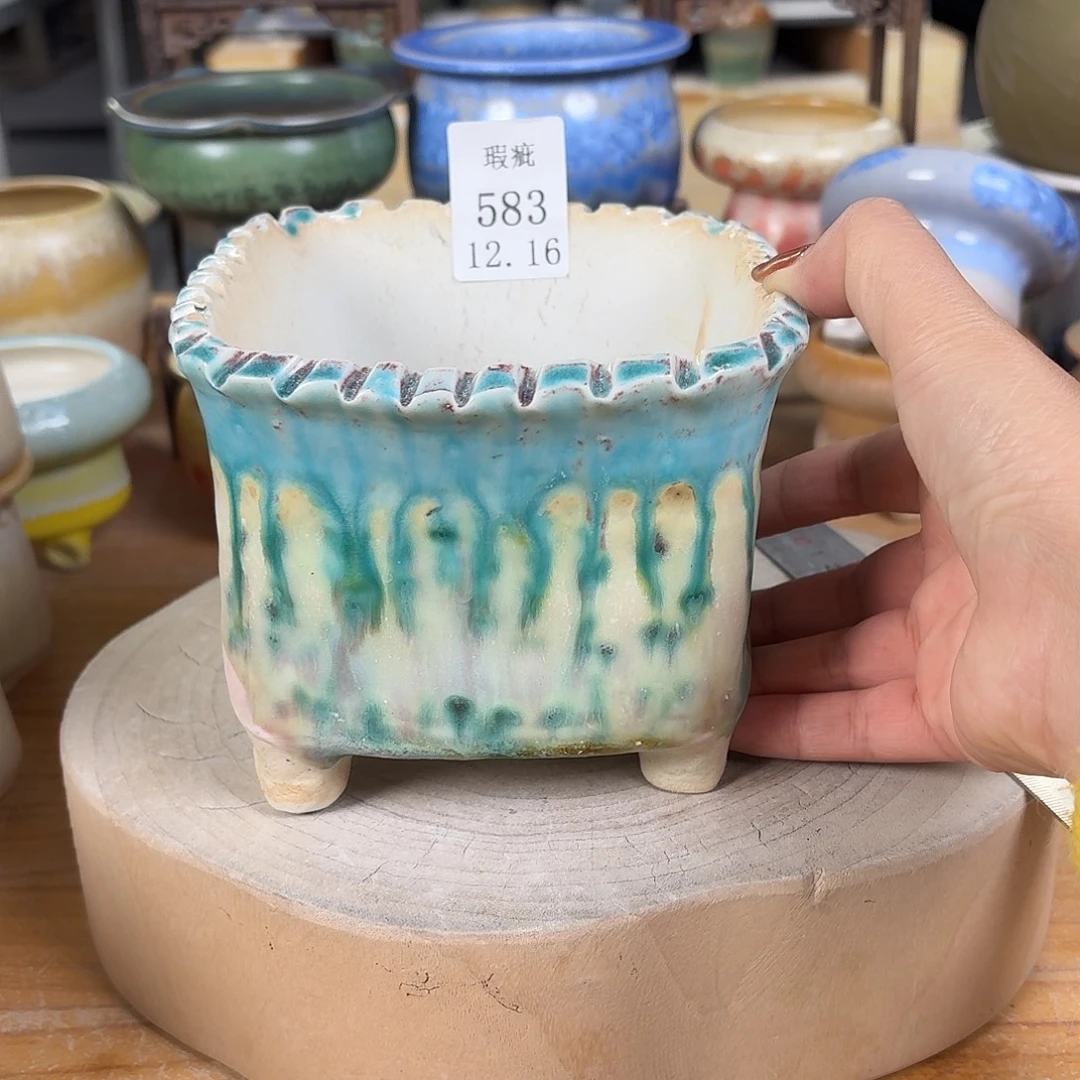 瓷片景德镇陶瓷手工制作口12高10