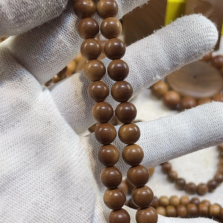 檀香木手串/手链老山檀香0.8多圈奶甜果蜜甜精品