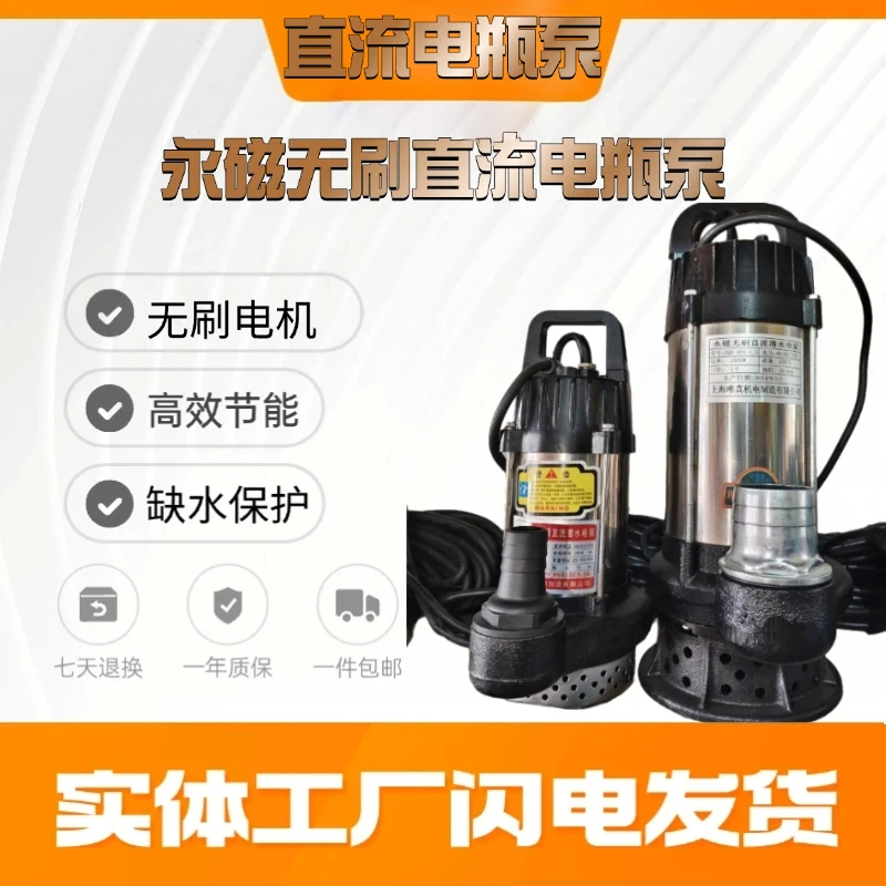 48V/60Ⅴ/72V永磁无刷直流电瓶泵