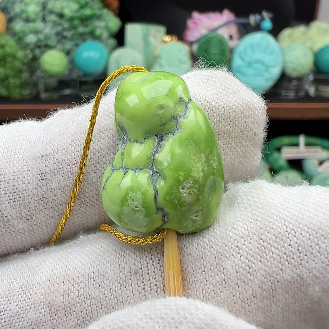 绿松石未镶嵌绿松石主播璐璐