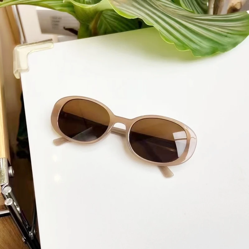 韩系红色墨镜2025新款太阳镜男女款拽姐防紫外线大框显脸小凹造型