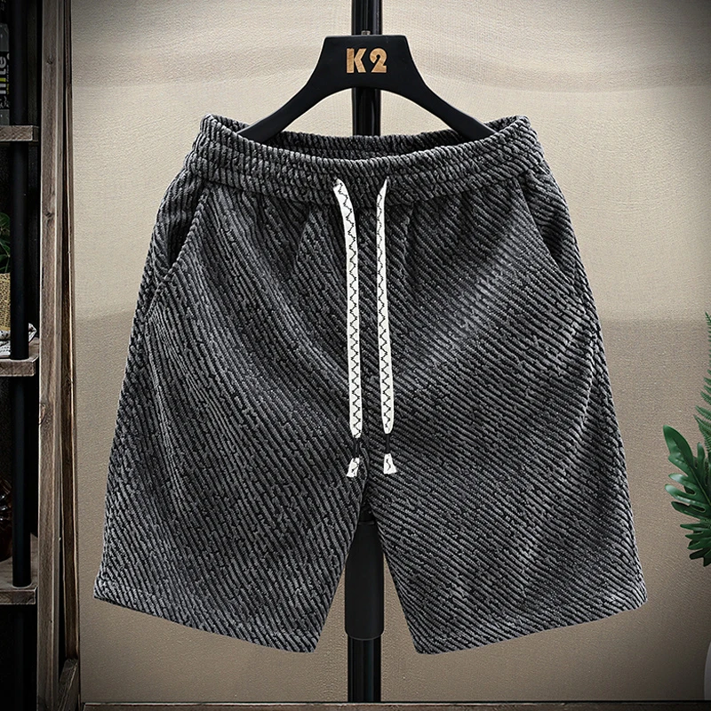 夏季新款男士短裤休闲百搭夏季新款青年居家外穿潮流直筒五分裤子