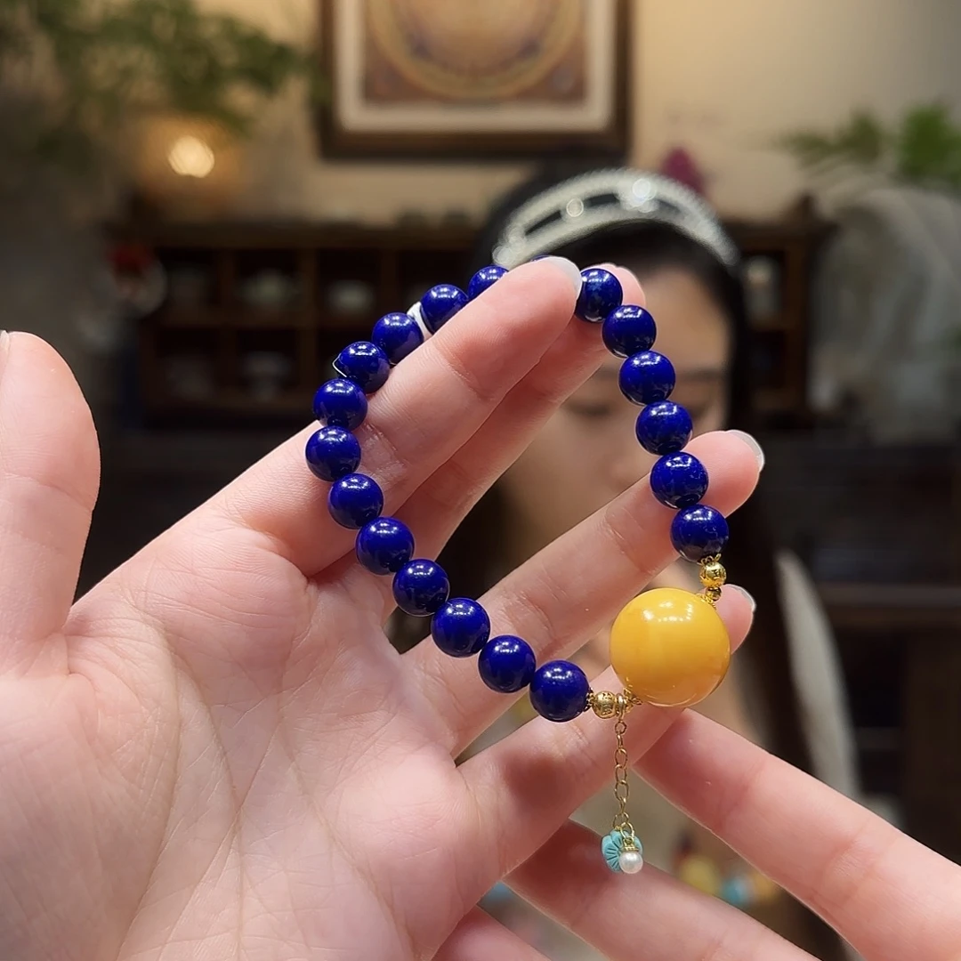 青金石未镶嵌手串
