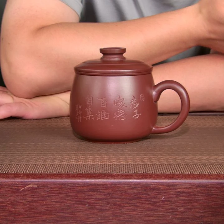茶杯紫砂高货放漏