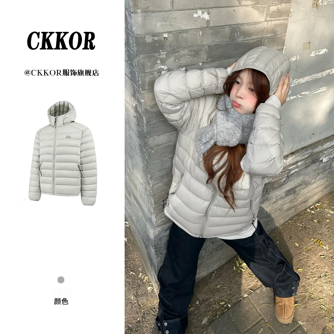 CKKOR秋冬装保暖加厚设计小众潮流休闲棉衣女韩版慵懒风棉服外套
