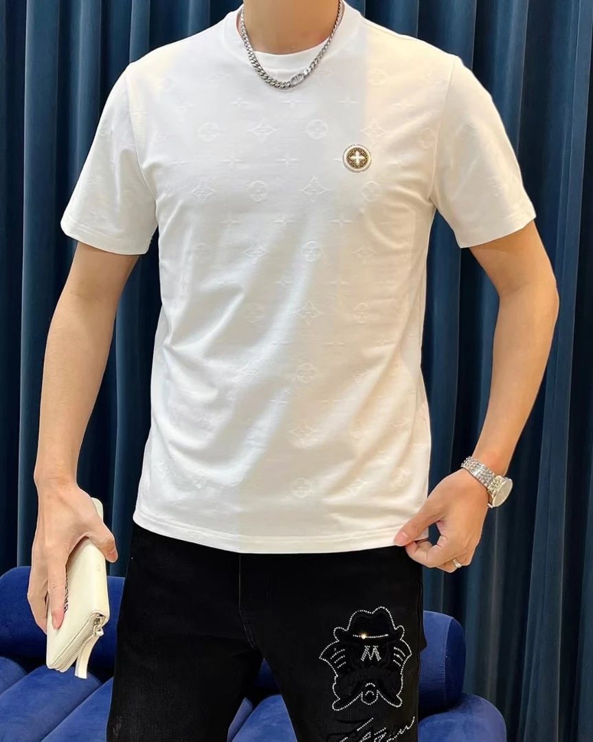 男士夏季高品质欧品短袖T恤   6002