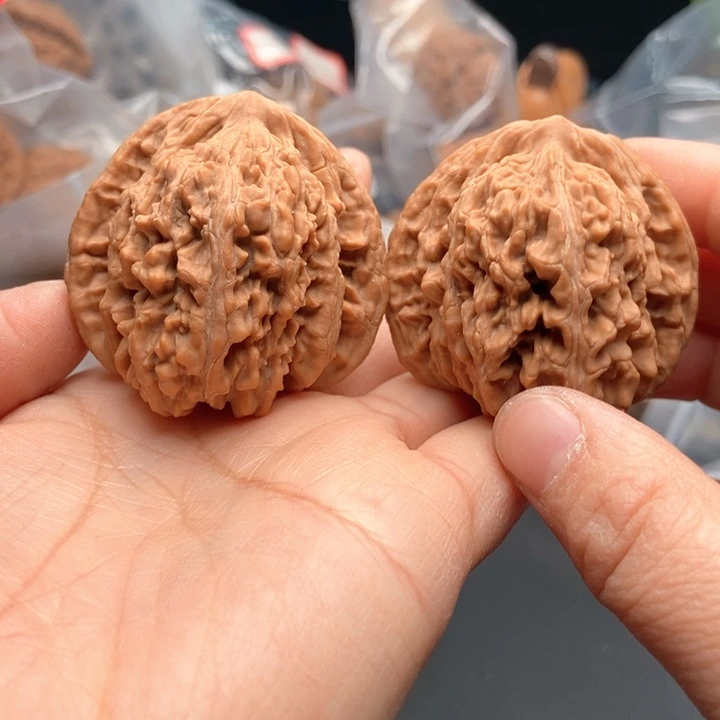 文玩核桃把件三角楼44尺