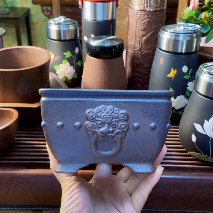 紫砂花盆紫砂花盆