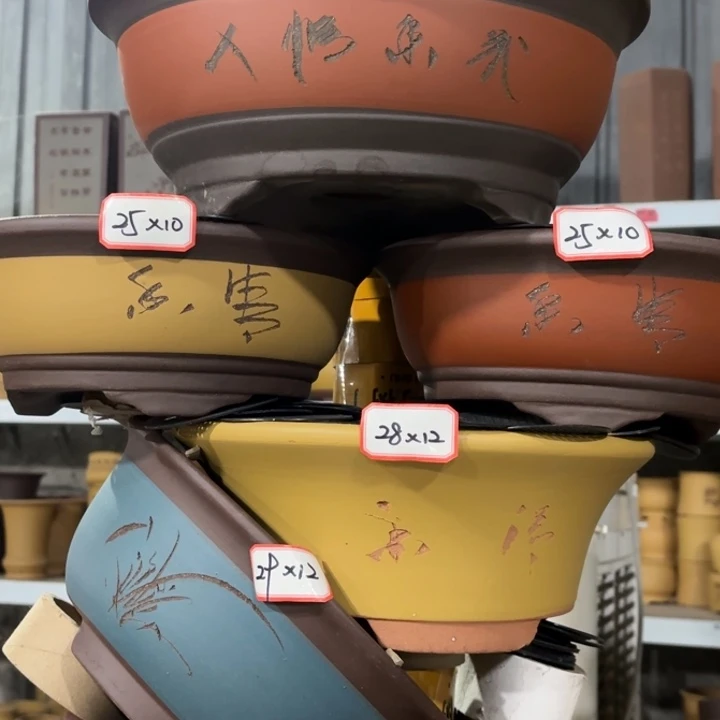 花盆紫砂100-6。