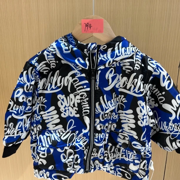 794#QBLD-113312235蓝色外套棉服品牌童装