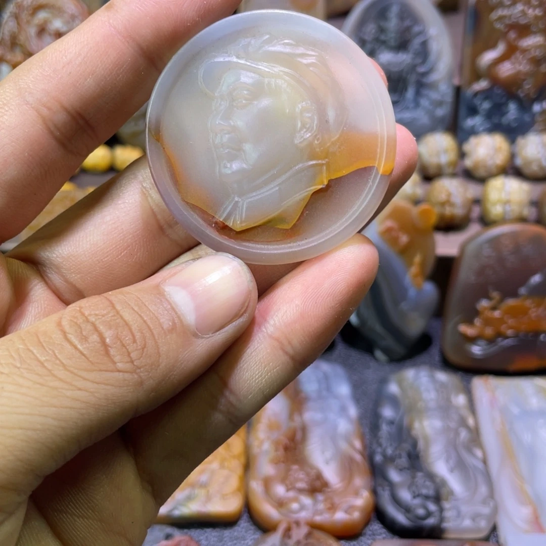 玛瑙/玉髓未镶嵌颈饰