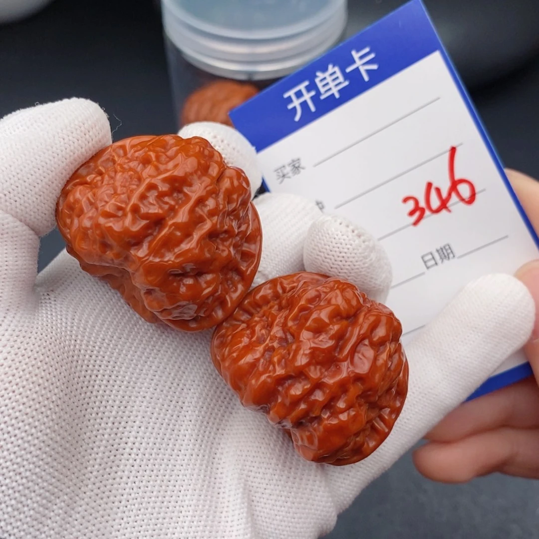 文玩核桃把件40蛤蟆头346