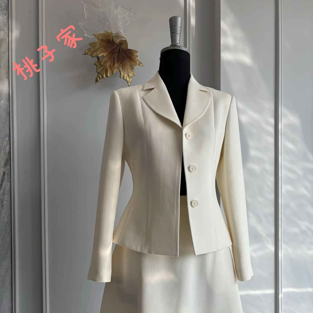 桃子家春季秋季时尚新款休闲西服Y